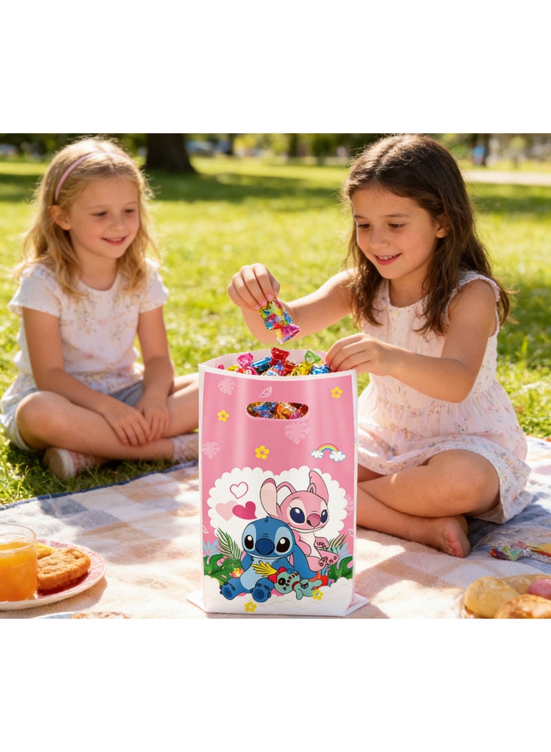 Lilo & Stitch حقائب هدايا لحفلة الخياطة 10 قطع، مستلزمات وزينة. مثالية لحفلات الكرتون، مثالية للأطفال، ورائعة للفعاليات العائلية، جوائز. - Image 4